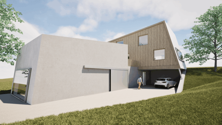 Modernes Wohnhaus Sistrans Krabichler Architekt B.LOW Studio