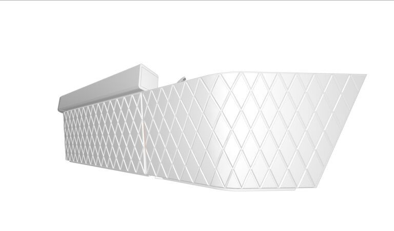 Empfangstheke Breuss Rendering Architekt belowstudio